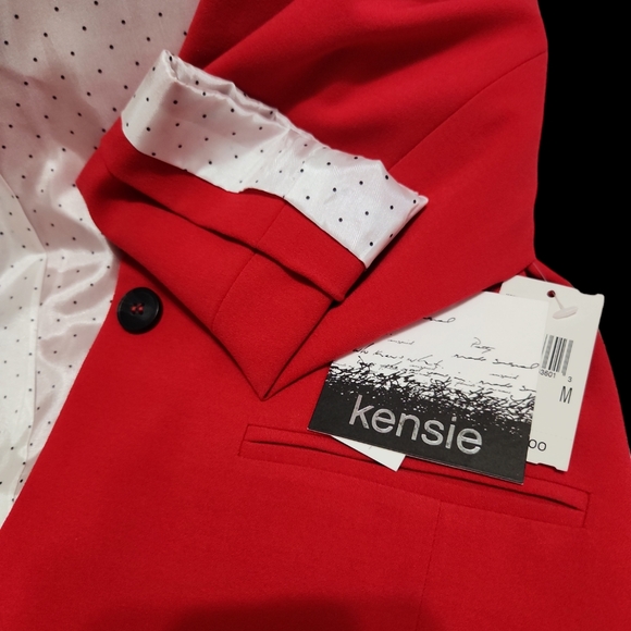 Red Blazer (Kensie) - Picture 3 of 5